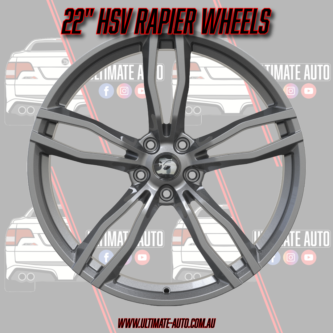 22" HSV Rapier wheels
