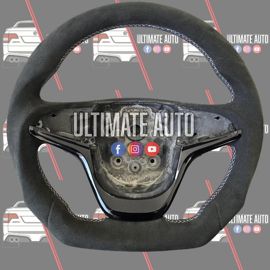 VF W1 HSV Alcantara + white stitching steering wheel