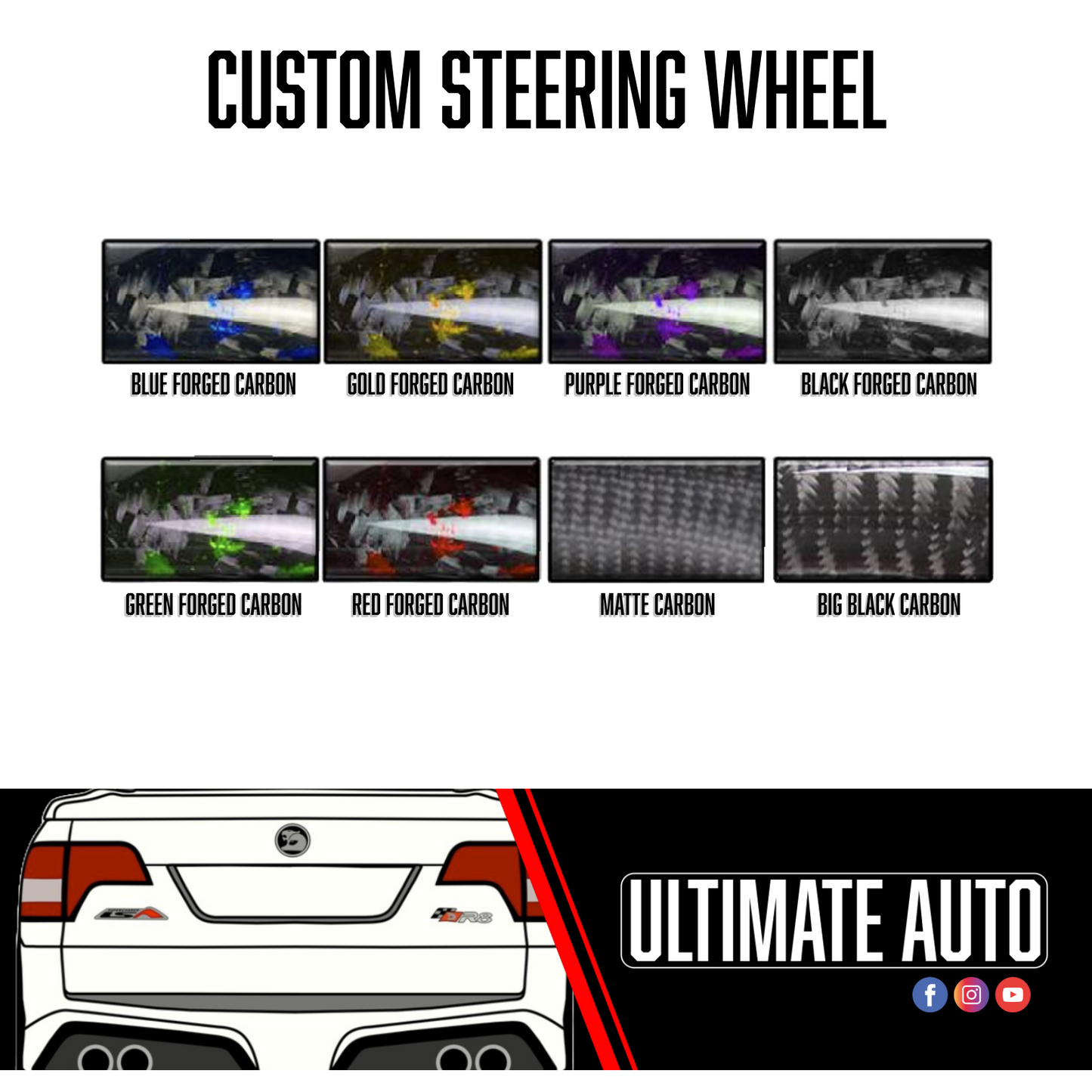 VY-VF HSV Steering wheel CUSTOM OPTIONS