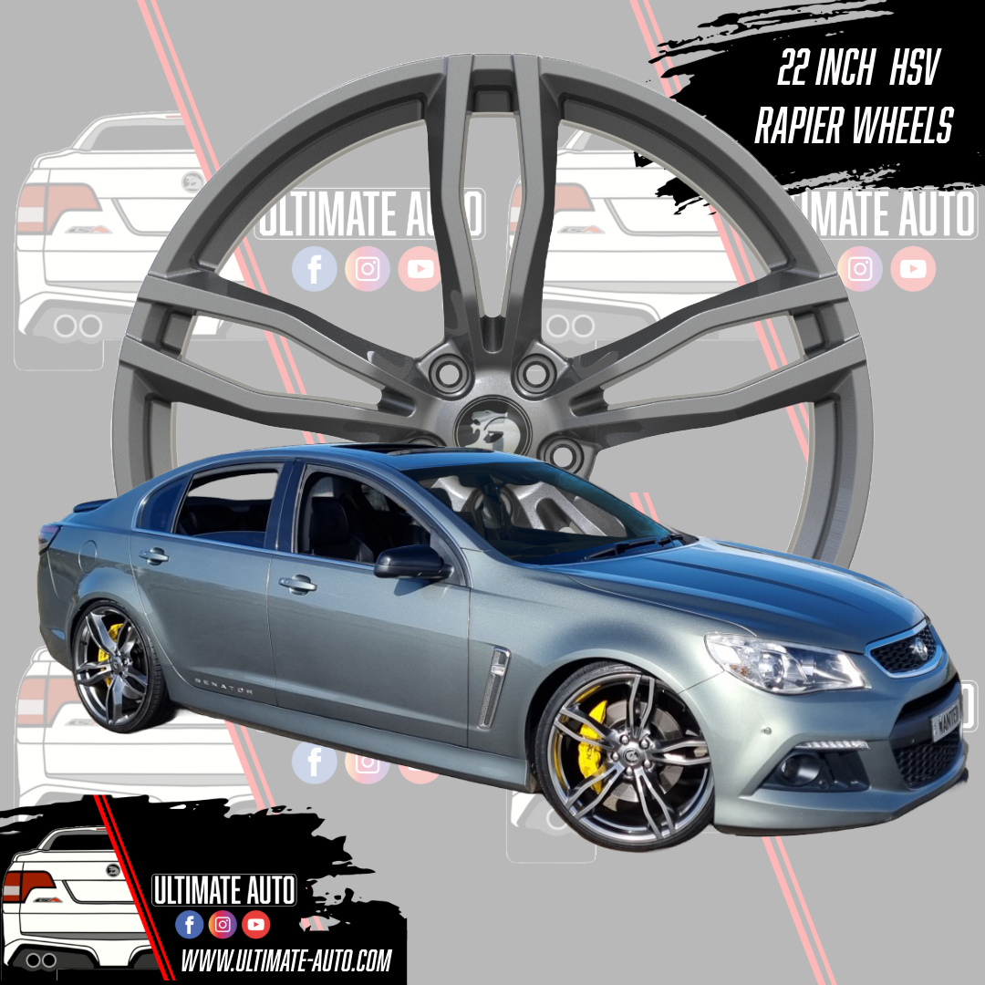 22" HSV Rapier wheels
