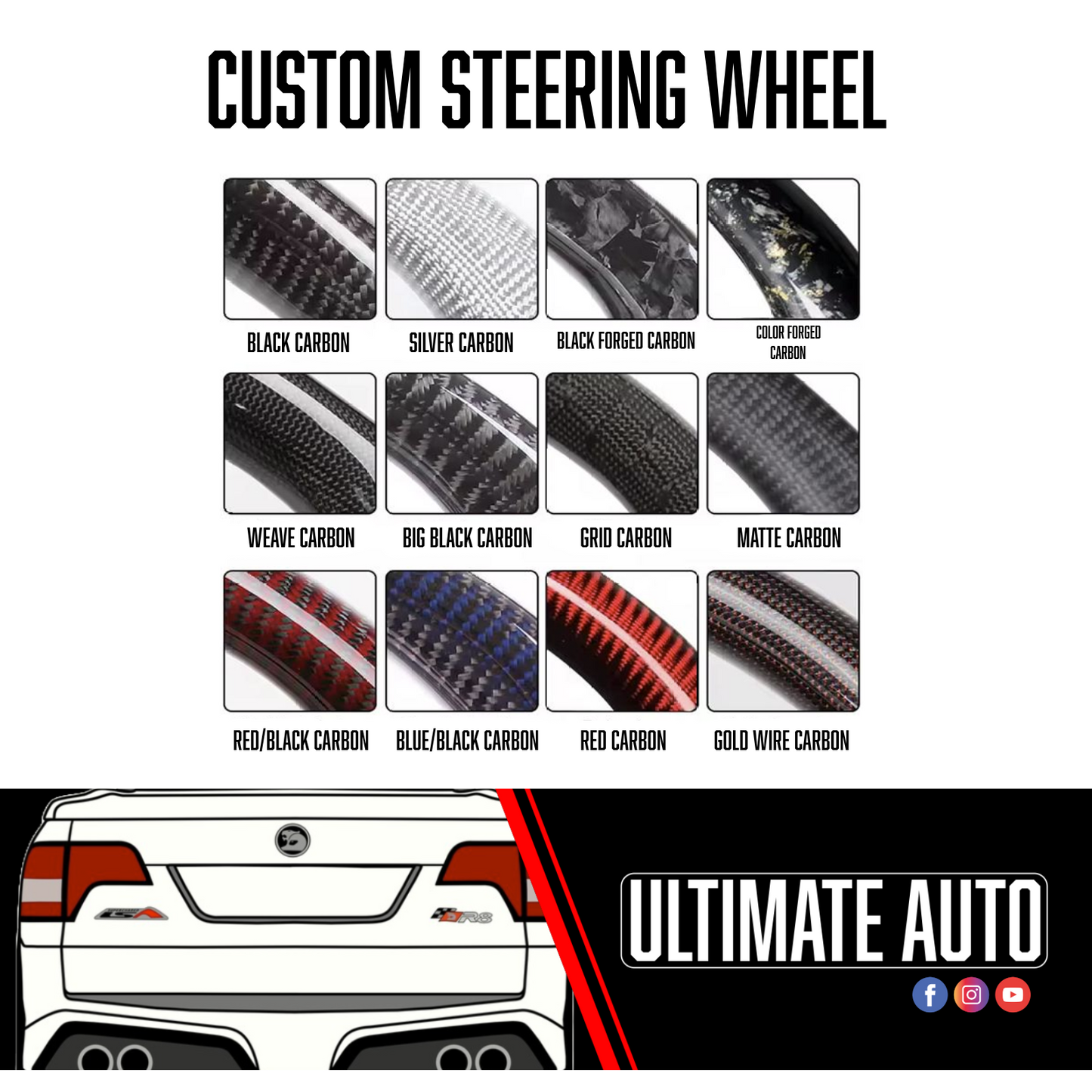 VY-VF HSV Steering wheel CUSTOM OPTIONS