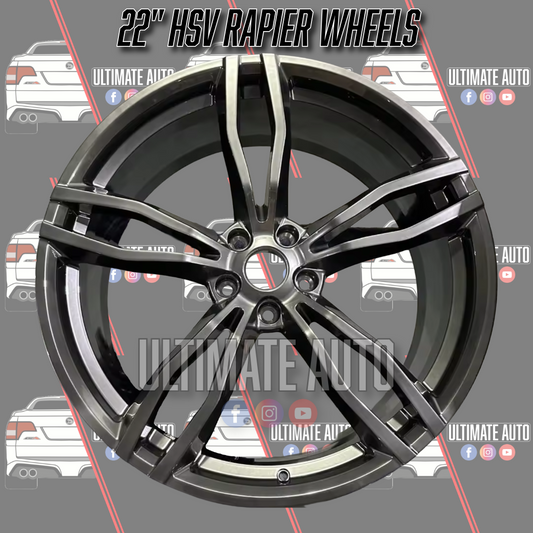 22" HSV Rapier wheels